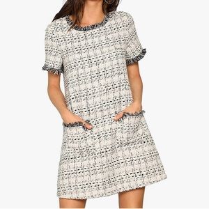Floerns Tweed Tunic Dress